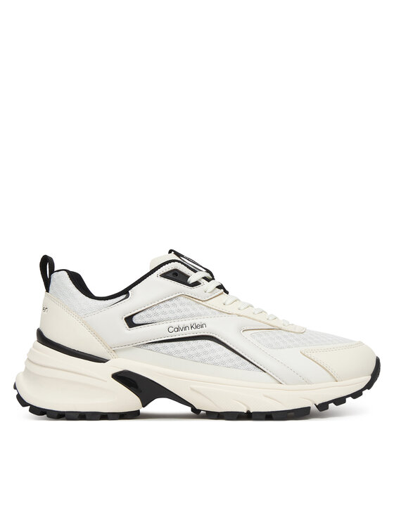 Calvin Klein Snīkeri Calvin Klein Hike Run Ckstripe Mesh HW0HW03002 Balts