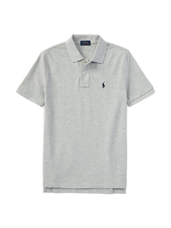 Polo Ralph Lauren Polo Ralph Lauren Поло Bsr 322603252 Сірий Regular Fit