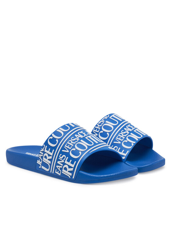 Versace Jeans Couture Шльопанці Versace Jeans Couture 78YA3SQ1 Голубий