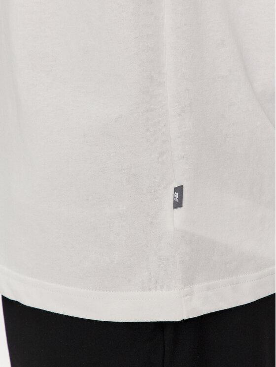 New Balance New Balance T-shirt Basketball Style MT41577 Bianco Relaxed Fit