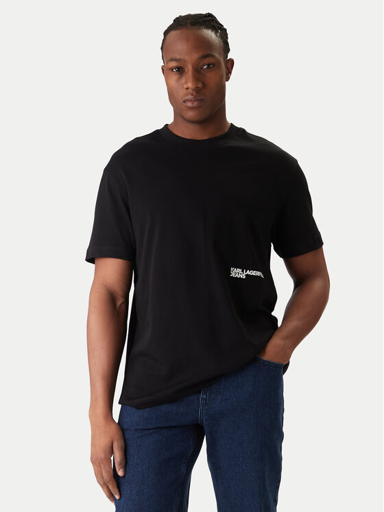 Karl Lagerfeld Jeans Karl Lagerfeld Jeans Camiseta B1M17069 Negro Regular Fit
