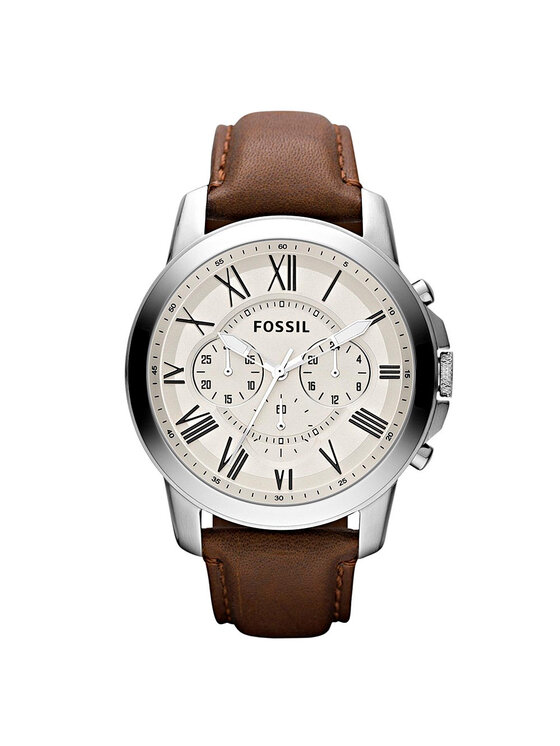 Fossil Годинник Fossil Grant FS4735IE Коричневий