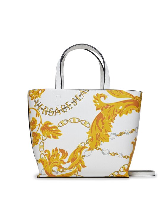 Versace Jeans Couture Ročna torba Versace Jeans Couture 75VA4BZ2 Bela
