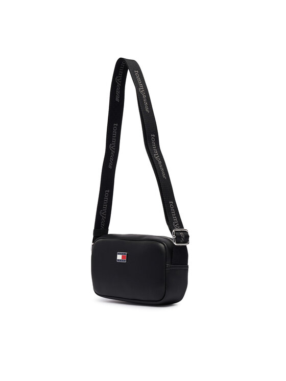 Tommy Jeans Geantă Tommy Jeans Tjw Daily Elevated Crossover AW0AW19042 Negru