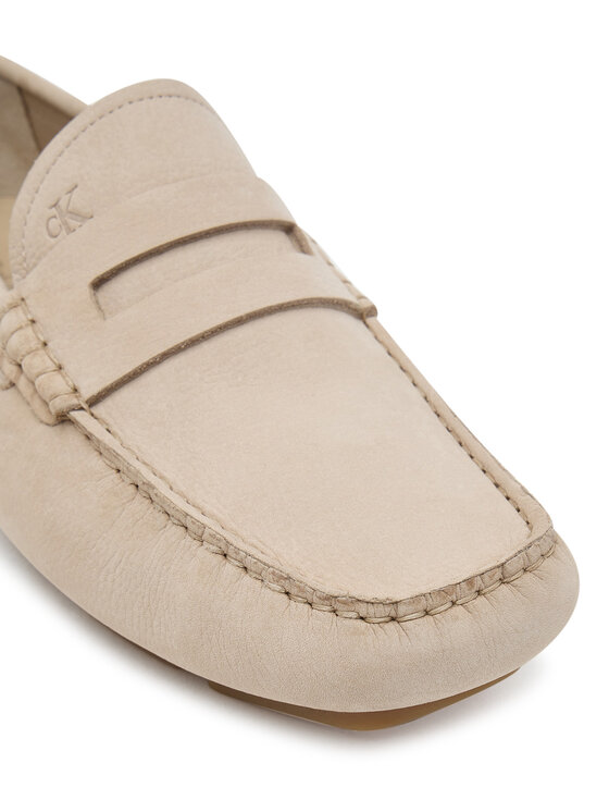 Calvin Klein Mokasinai Calvin Klein Driver Penny Nu HM0HM01866 Smėlio