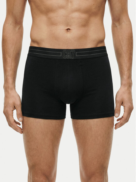 Cristiano Ronaldo CR7 Cristiano Ronaldo CR7 Conjunto de calzoncillos boxer 8120-49 Negro