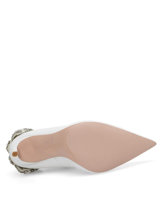 Eva Minge Pantofi cu toc subțire Eva Minge OLIVIA-SLT3396-138 Alb