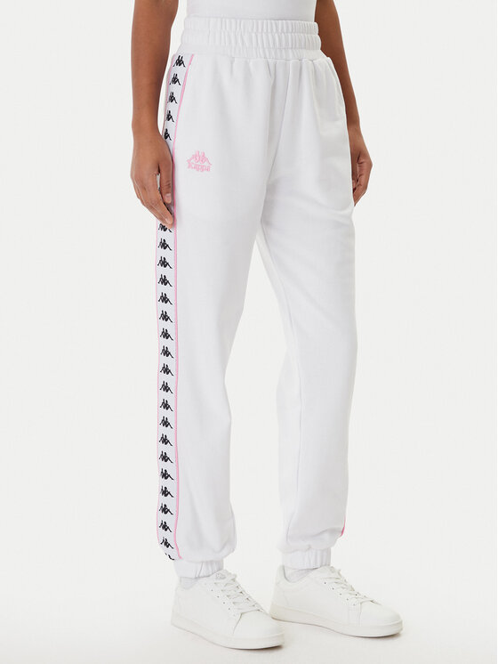 Kappa Kappa Παντελόνι φόρμας Banda Adina 321Y8EW Λευκό Regular Fit