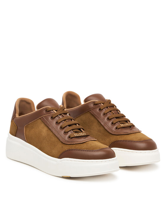 Max Mara Sneakersy Max Mara Isuede 2624766031 Beżowy