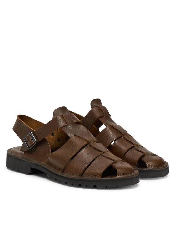 Fracap Sandále Fracap D034 Hnedá