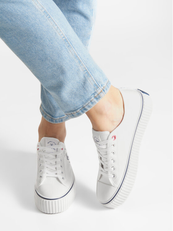 Beverly Hills Polo Club Plátenky Beverly Hills Polo Club BHPC027M Biela