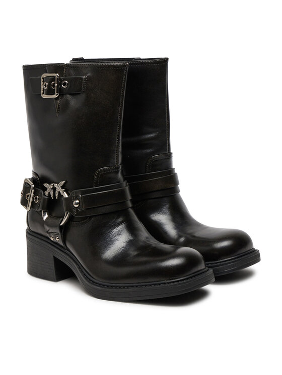 PINKO Botki PINKO Alys 02 SD0155P056 Czarny