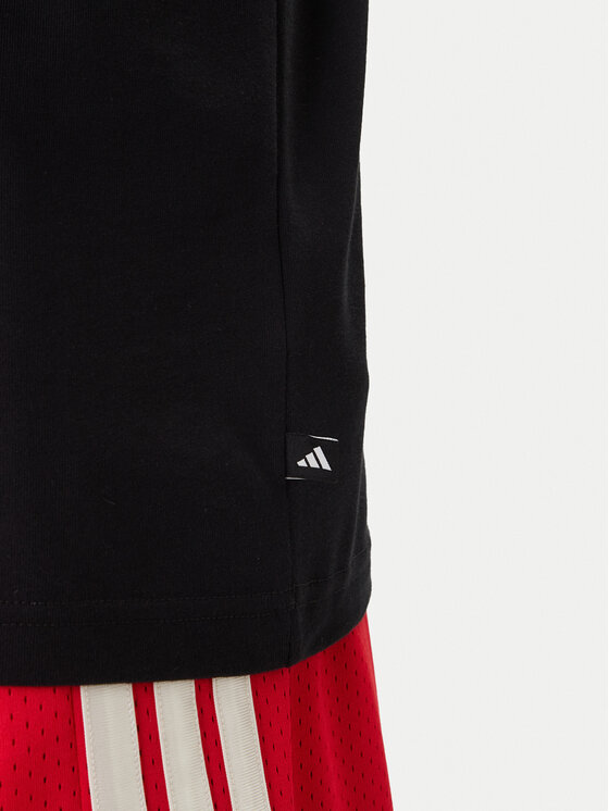 adidas adidas Camiseta Mini Embroidery Basketball Graphic KB2526 Negro Regular Fit