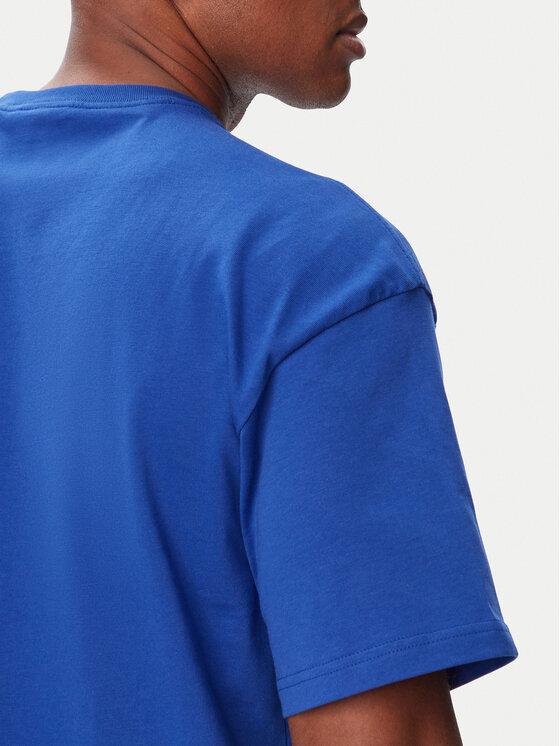 adidas adidas Футболка Trefoil Essentials HZ1002 Голубий Loose Fit