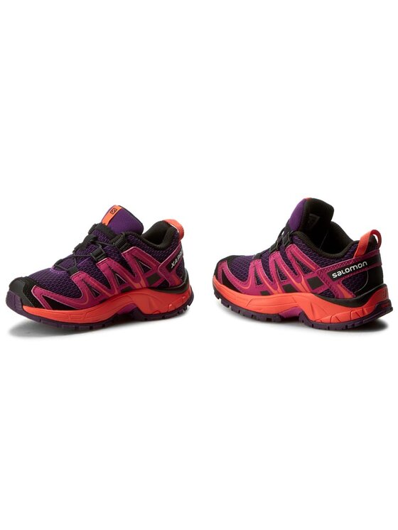 Salomon Сникърси Salomon Xa Pro 3D K 390445 05 M0 Cosmic Purple/Deep Dalhia/Coral Punch