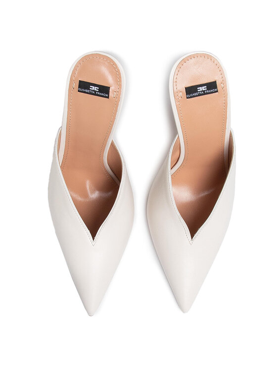 Elisabetta Franchi Шльопанці Elisabetta Franchi SA-04L-02E2-V389 Білий