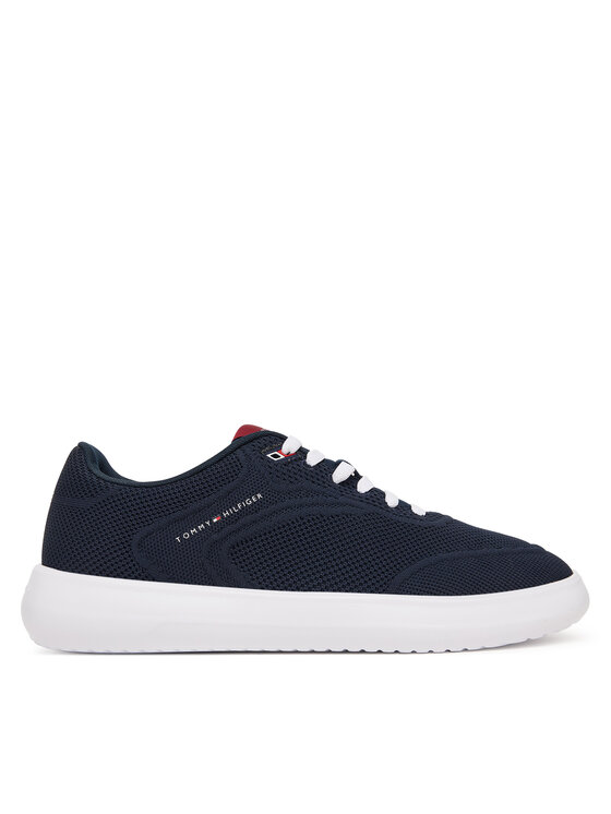 Tommy Hilfiger Laisvalaikio batai Tommy Hilfiger Th Modern Lightcup Knit FM0FM05886 Tamsiai mėlyna