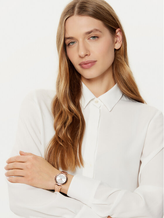 Trussardi Ročna ura Trussardi R2453145512 Rožnato zlato
