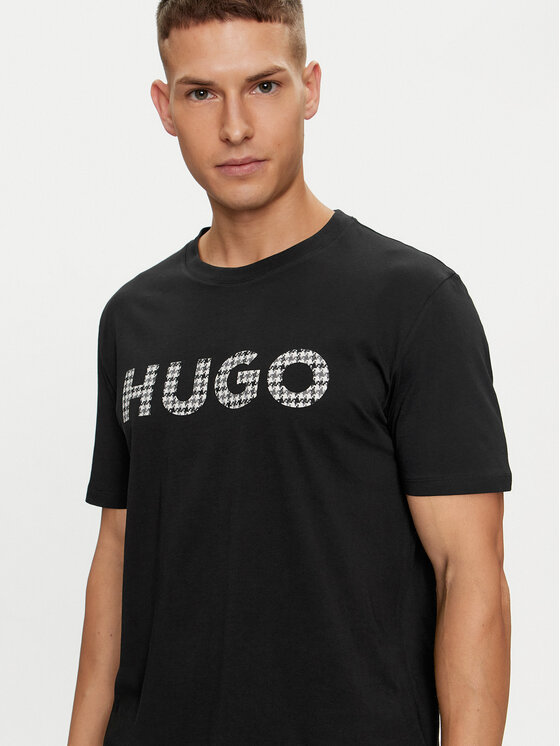 HUGO Hugo T-shirt Dulivio_U243 50519724 Crna Regular Fit