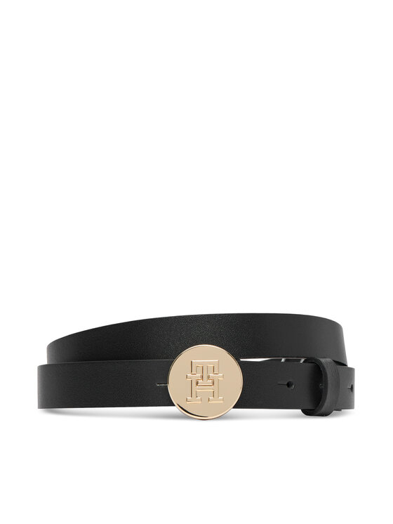 Tommy Hilfiger Pas Tommy Hilfiger Th Penny 2.0 AW0AW19295 Črna