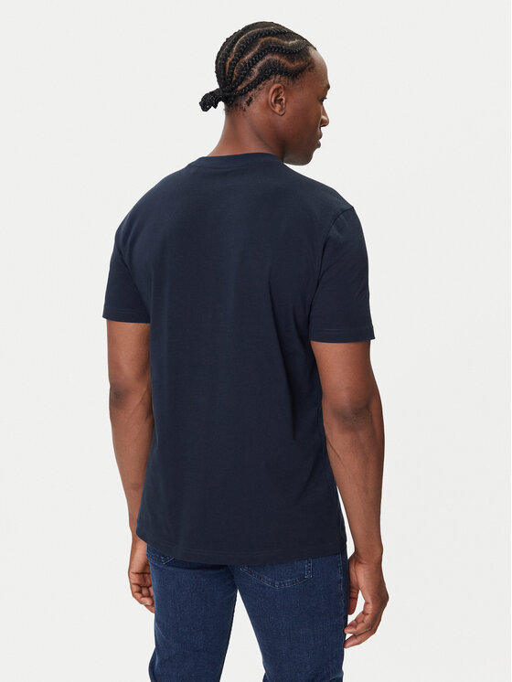 BOSS BOSS Camiseta Te_Wheel 50546381 Azul marino Regular Fit