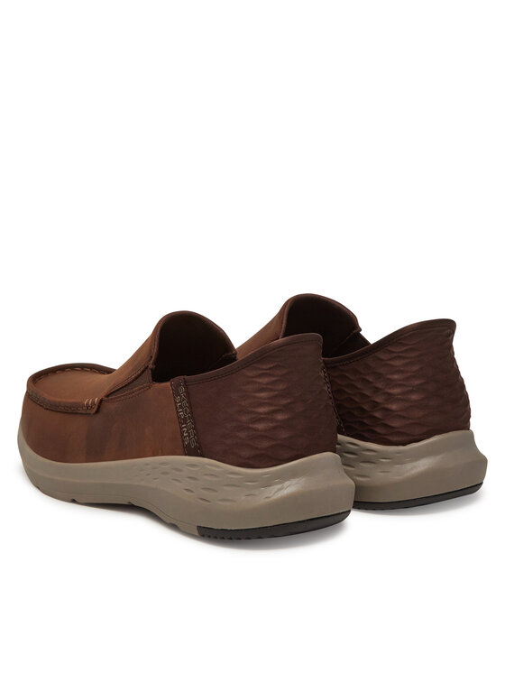 Skechers Polobotky Skechers Oswin 204866 Hnědá