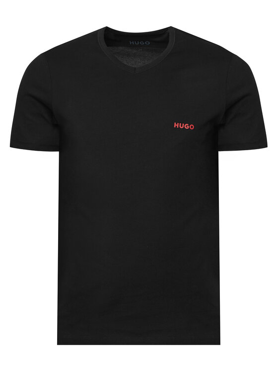 HUGO HUGO Conjunto de camisetas 50566316 Negro Regular Fit