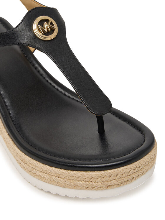 MICHAEL Michael Kors Еспадрильї MICHAEL Michael Kors Val Thong Wedge 40S6VAMS1L Чорний