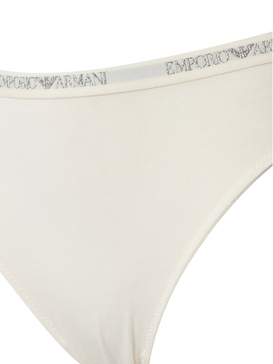 Emporio Armani Underwear Emporio Armani Underwear Conjunto de bragas brasileñas EW000406 AF19024 M0082 Blanco