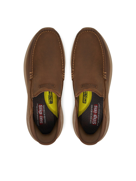 Skechers Poltopánky Skechers Parson-Oswin 204866/DSRT Hnedá