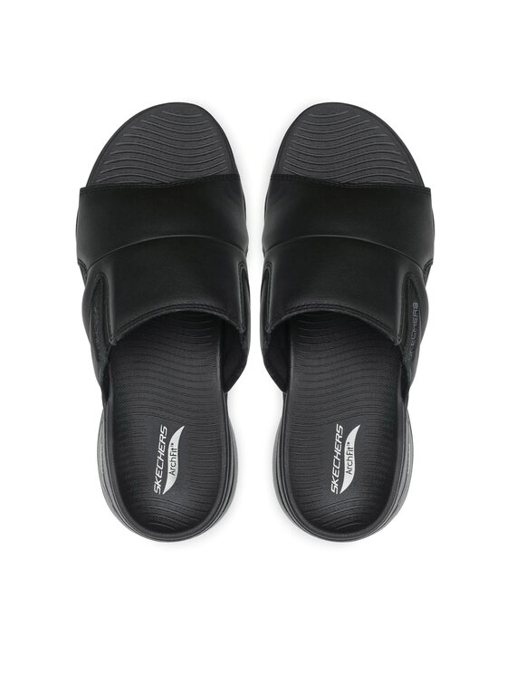 Skechers Ciabatte Skechers Go Walk Arch Fit Sandal 229023/BBK Nero
