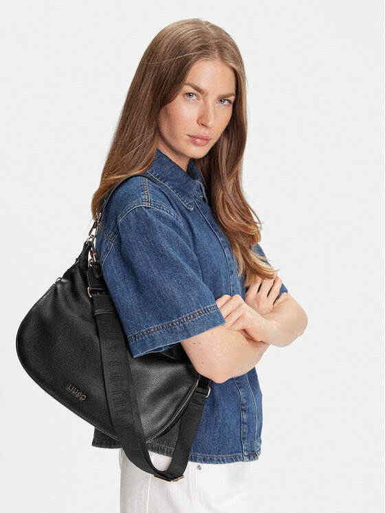 Liu Jo Kabelka Liu Jo Esc M Hobo AF5133 E0058 Černá