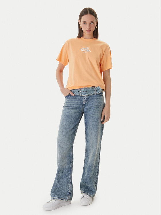 HUGO HUGO Camiseta Vintage 50560770 Naranja Regular Fit