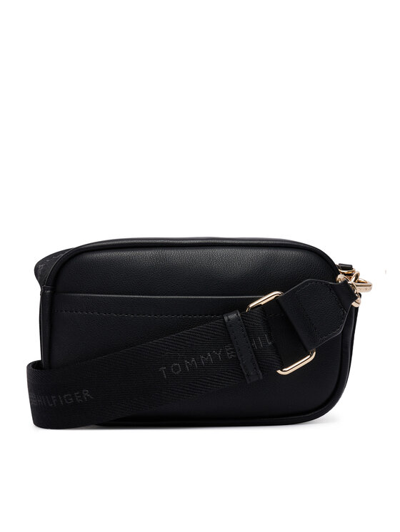 Tommy Hilfiger Borsetta Tommy Hilfiger Th Logotape Camera Bag AW0AW18741 Nero