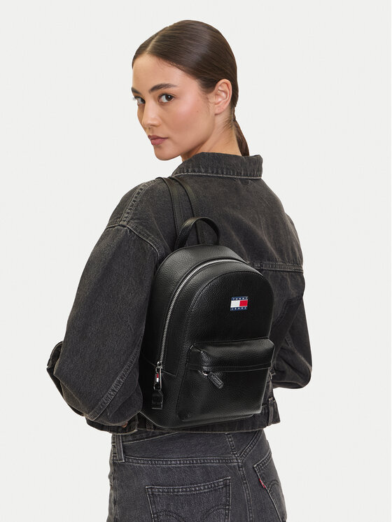 Tommy Jeans Mugursoma Tommy Jeans Tjw Must Backpack AW0AW17823 Melns
