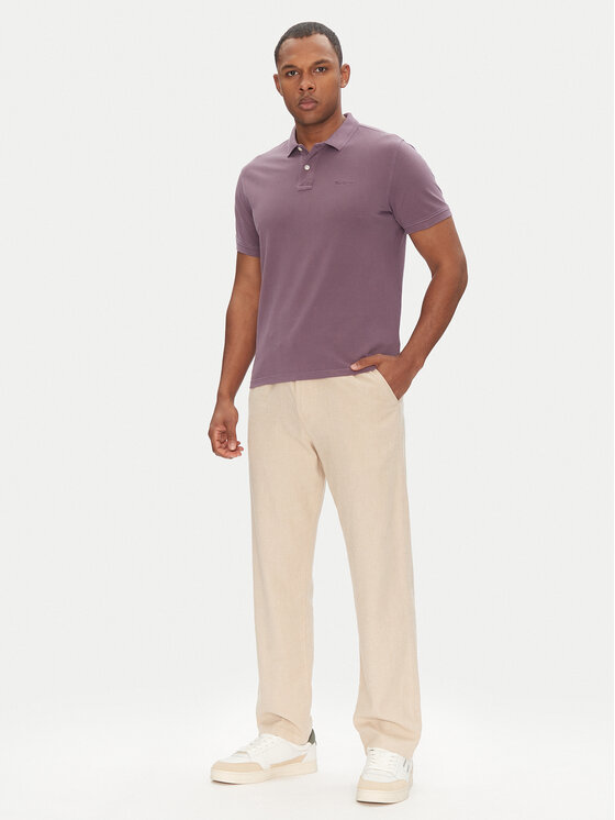 Pepe Jeans Pepe Jeans Polo New Oliver PM542099 Ljubičasta Regular Fit