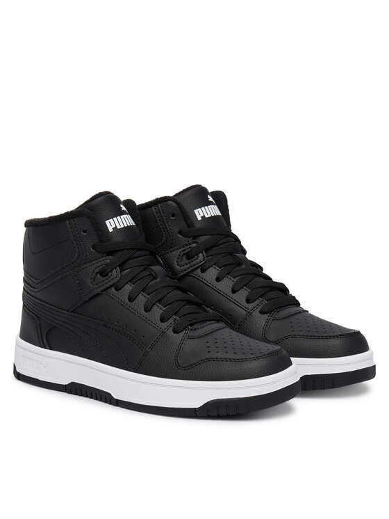 Puma Snīkeri Puma Rebound Slam Mid Wtr Jr 40880301 Melns