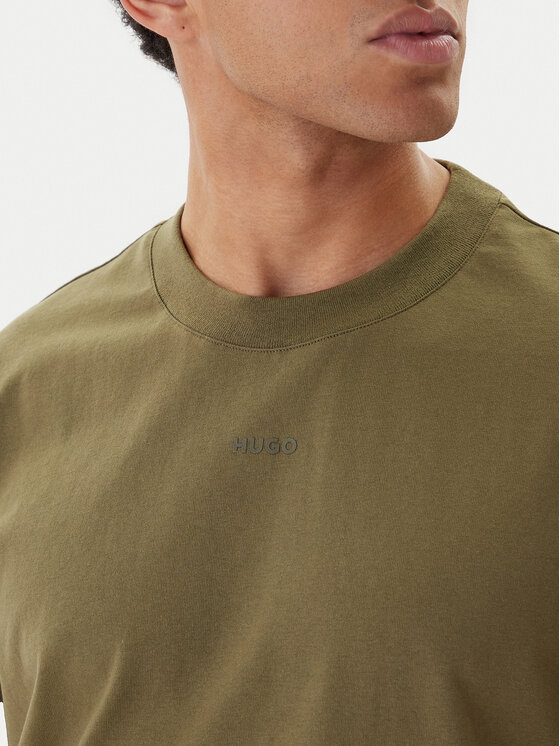HUGO HUGO Футболка Dapolino 50488330 Хакі Relaxed Fit