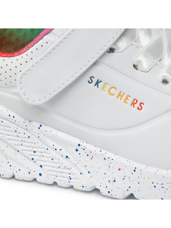 Skechers Sneakersy Skechers Uno Lite Rainbow Specks 310457L/WMLT Biały