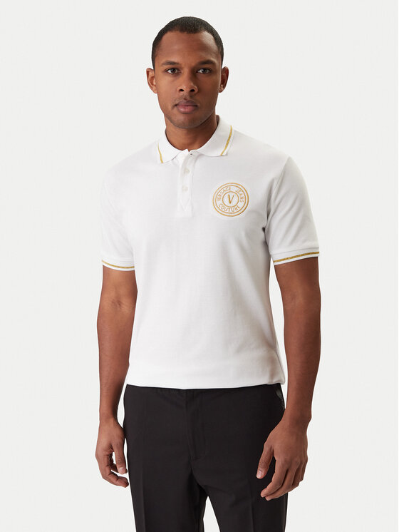 Versace Jeans Couture Versace Jeans Couture Polo 80GAGT03 CJ01T Blanco Regular Fit