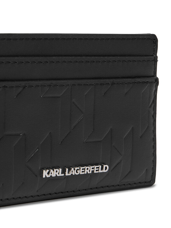 KARL LAGERFELD Puzdro na kreditné karty KARL LAGERFELD A1M32098 Čierna