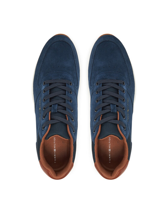 Tommy Hilfiger Sneakers Tommy Hilfiger Premium Suede Hybrid FM0FM05690 Bleumarin