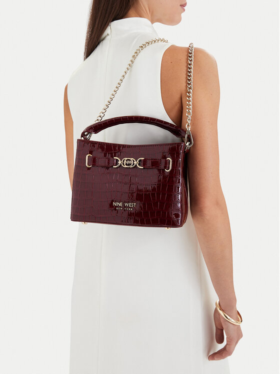 Nine West Rankinė Nine West EO-CITY GRACE-LDA9420 CROCO Tamsiai raudona