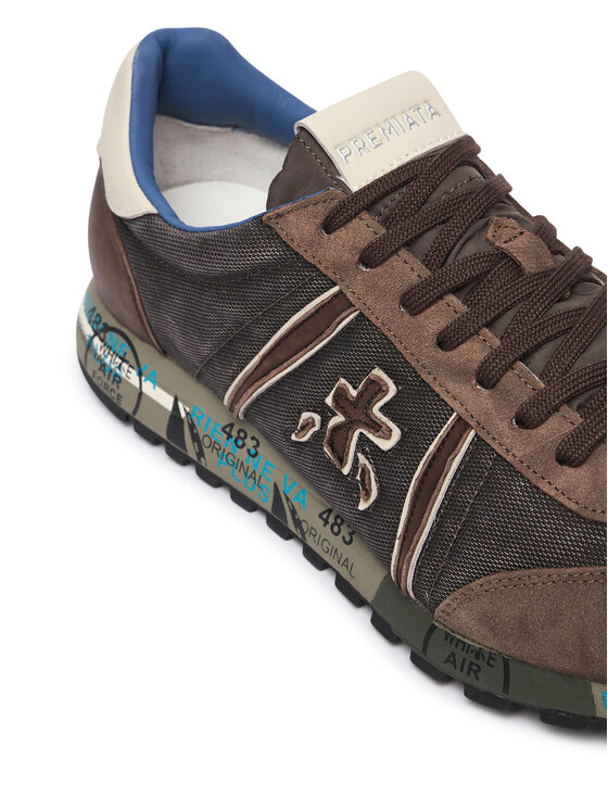 Premiata Sneakersy Premiata Lucy Var 8402 Brązowy ciemny