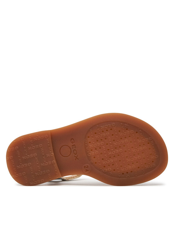 Geox Basutės Geox J Sandal Karly Girl J4535H 0NFQD C1007 M Sidabrinė