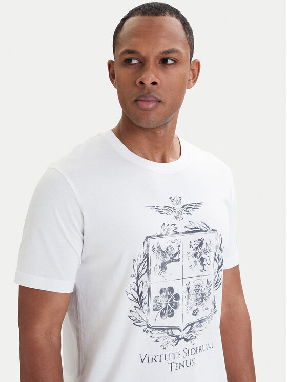 Aeronautica Militare Aeronautica Militare Camiseta 261TS2540UJ00727 Blanco Regular Fit