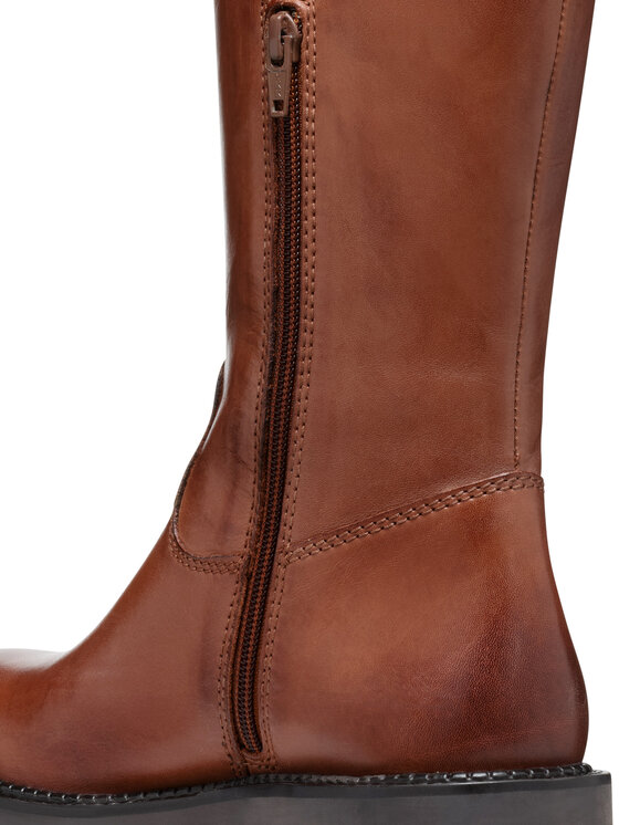 Geox Kozačky ve vojenském stylu Geox D Serilda D46WYA 00043 C6002 Hnědá