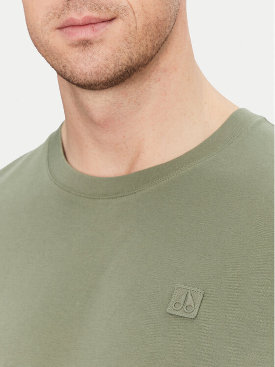 Moose Knuckles Moose Knuckles Majica Duluth M15MT759 Zelena Regular Fit