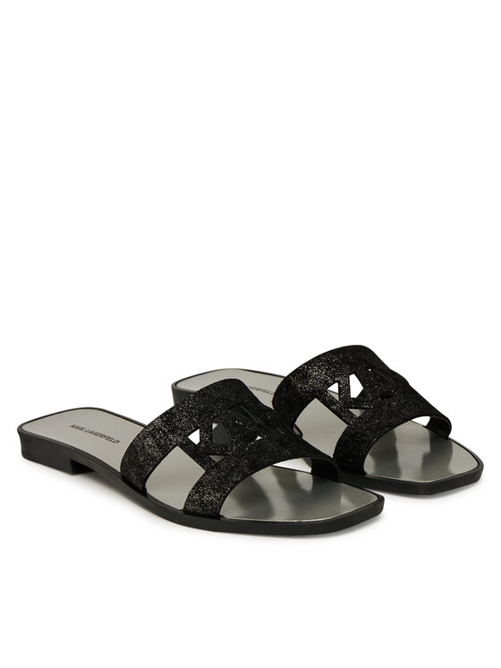 KARL LAGERFELD Šlepetės KARL LAGERFELD Skoot II KL80402 Juoda