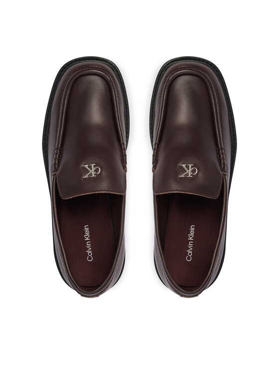 Calvin Klein лоуфъри с дебела подметка Calvin Klein HW0HW03044 Бордо